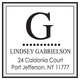 Gabrielson Square Address Labels Image 2 of 3